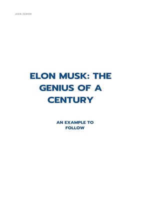 cover image of Elon Musk
